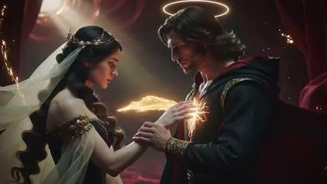 AI Video from prompt: 16:9 • hyperreal Renaissance-mythic aesthetic • 