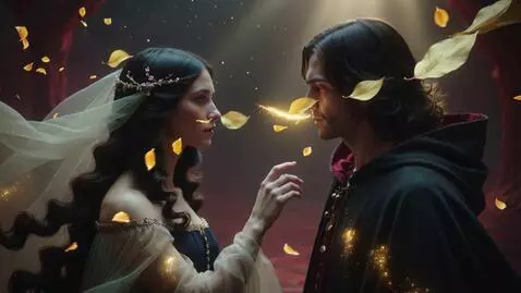 AI Video from prompt: 16:9 • hyperreal Renaissance-mythic aesthetic • 