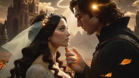 AI Video from prompt: 16:9 • hyperreal Renaissance-mythic aesthetic • 