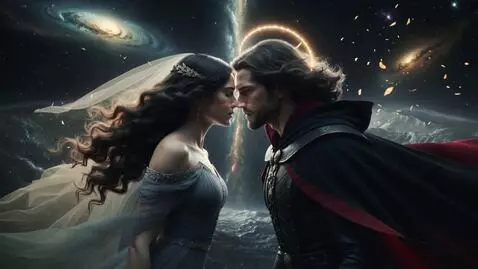 AI Video from prompt: 16:9 • hyperreal Renaissance-mythic aesthetic • 