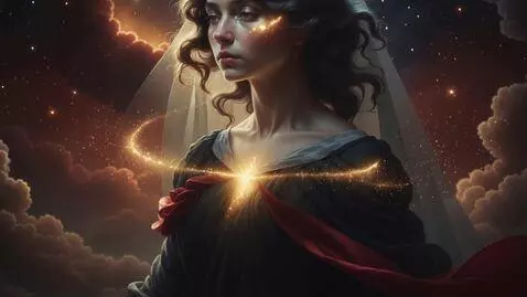 AI Video from prompt: 16:9 • hyperreal Renaissance-mythic aesthetic • 