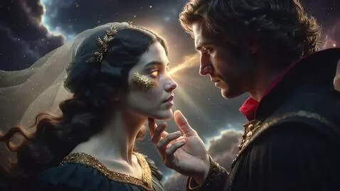 AI Video from prompt: 16:9 • hyperreal Renaissance-mythic aesthetic • 