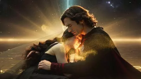 AI Video from prompt: 16:9 • hyperreal Renaissance-mythic aesthetic • 