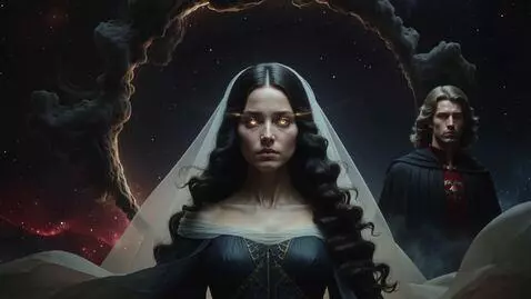 AI Video from prompt: 16:9 • hyperreal Renaissance-mythic aesthetic • 