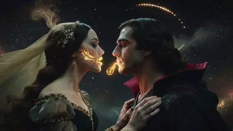 AI Video from prompt: 16:9 • hyperreal Renaissance-mythic aesthetic • 