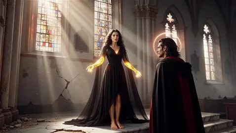 AI Video from prompt: 16:9 • hyperreal Renaissance-mythic aesthetic • 