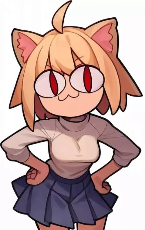 AI Video from prompt: make neco-arc roar like lion