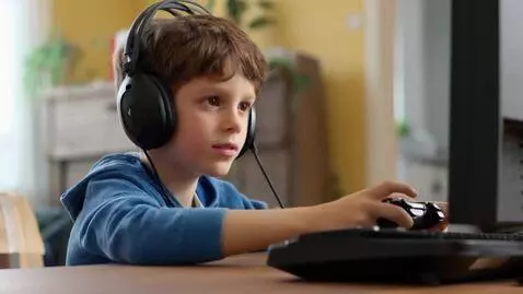 AI Video from prompt: That kid plays video games like nobody's busines