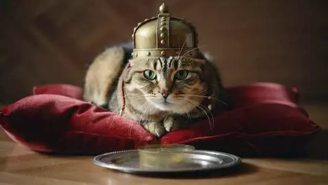 AI Video from prompt: Using the attached image of the cat, create a 5-