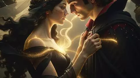 AI Video from prompt: “16:9 hyperreal Renaissance-mythic cinematic rea