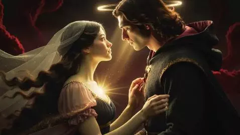 AI Video from prompt: 16:9 • hyperreal Renaissance–mythic cinematic re