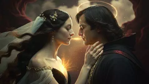 AI Video from prompt: 16:9 • hyperreal Renaissance–mythic cinematic re