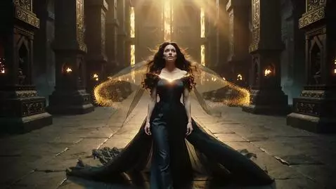 AI Video from prompt: 16:9 • hyperreal Renaissance–mythic cinematic re