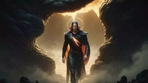 AI Video from prompt: 16:9 • hyperreal Renaissance–mythic • obsidian s