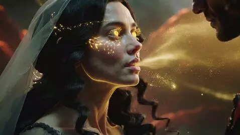 AI Video from prompt: 16:9 hyperreal Renaissance–mythic cinematic real