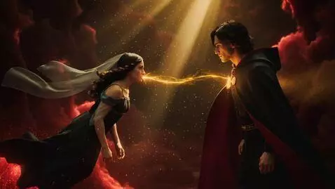 AI Video from prompt: 16:9 hyperreal Renaissance–mythic cinematic real