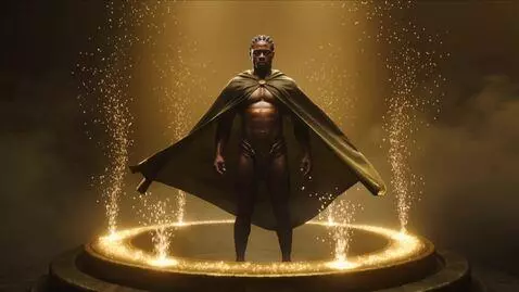 AI Video from prompt: 16:9 hyperreal Renaissance–mythic cinematic real