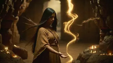 AI Video from prompt: 16:9 hyperreal Renaissance–mythic cinematic real