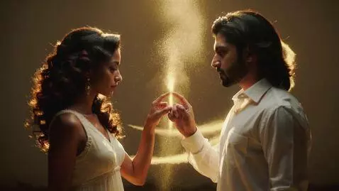 AI Video from prompt: SCENE (4s): HER is a Latina woman with warm bron