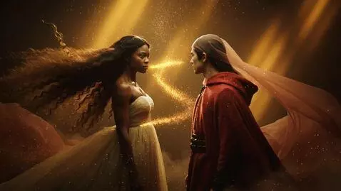 AI Video from prompt: 16:9 hyperreal Renaissance–mythic cinematic real