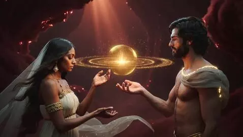 AI Video from prompt: 16:9 hyperreal Renaissance–mythic cinematic real