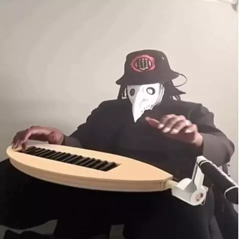 AI Video from prompt: The character grabs the black knob of the object