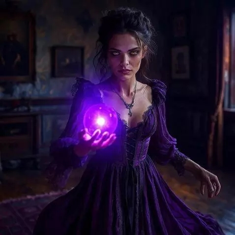 AI Video from prompt: девушка стреляет магией в экран