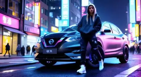 AI Video from prompt: jump into a car and ride away