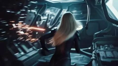 AI Video from prompt: A pretty young 25-year-old woman with a beautifu