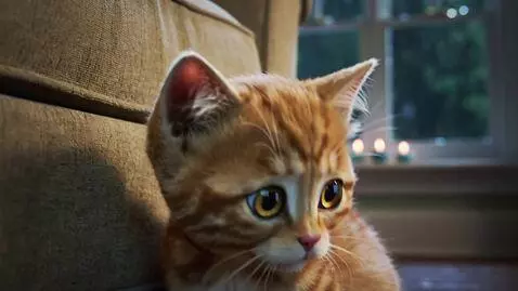 AI Video from prompt: From the moment Luna opened her tiny eyes, she r