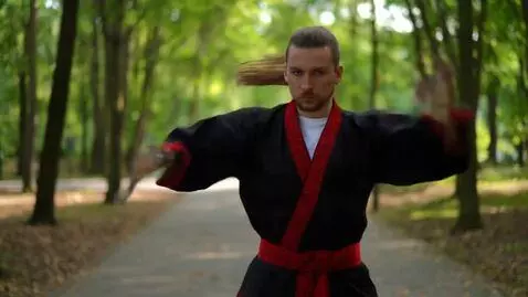 AI Video from prompt: I need a chechen guy with traditional wearing on