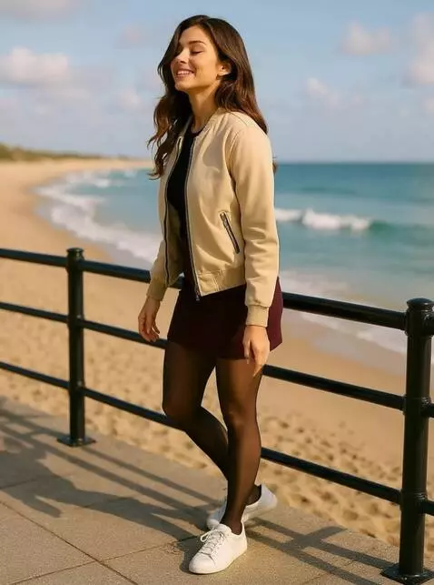 AI Video from prompt: Create a super-realistic video of the young lady