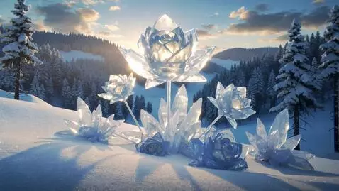 AI Video from prompt: Title Sequence: Cinematic Anime Winter Title Car