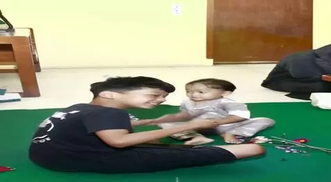 AI Video from prompt: Create a cinematic video featuring two children 