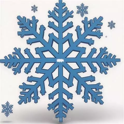 AI Video from prompt: синяя снежинка разлетается на маленькие снежинки