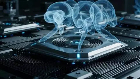 AI Video from prompt: Квантовый процессор начал курить спайс