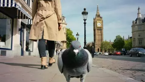 AI Video from prompt: Ultra-realistic scene on a London street near Bi