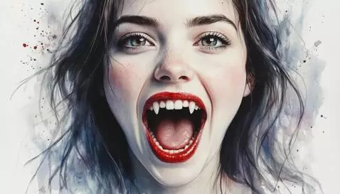 AI Video from prompt: девушка надувает  щечки