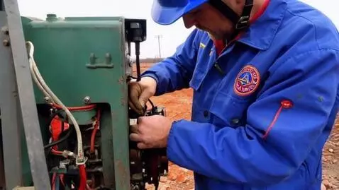 AI Video from prompt: Create an image of an electrician working for th