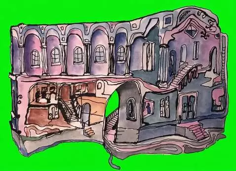 AI Video from prompt: становится объемным, плавно поворачивается на