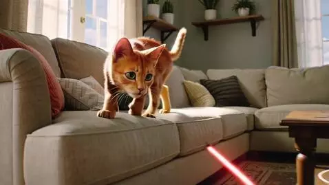 AI Video from prompt: Ultra-realistic 5-second TikTok-style video. A c