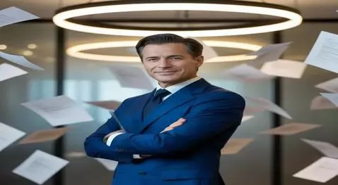 AI Video from prompt: The man in the image calmly looks at us with his