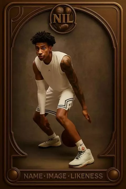 AI Video from prompt: Execute a quick dribbling drill, crossovers cros