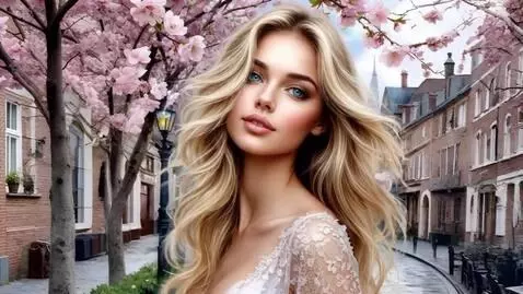 AI Video from prompt: Очень милая девушка