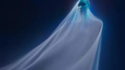 AI Video from prompt: The ghost of a idea, made of stardust and mother