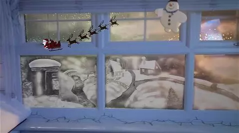 AI Video from prompt: Animate the image by having Santa and the Reinde