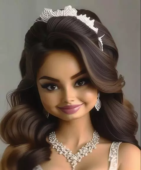 AI Video from prompt: A woman poses from quickly changes many differen