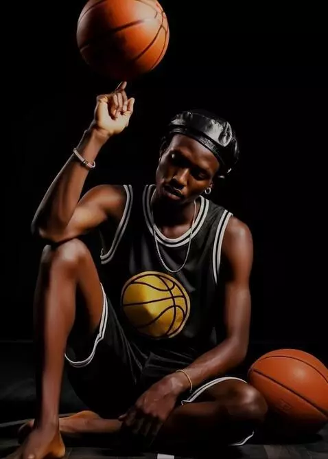 AI Video from prompt: With a zooming in camera view. Let him be rotati