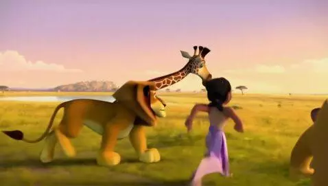 AI Video from prompt: Детский анимационный мультфильм в стиле 3D-анима