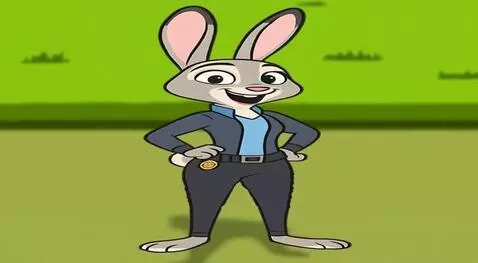 AI Video from prompt: make an animation of a bunny walking in profile